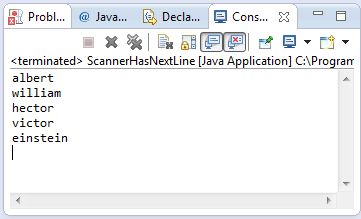 java scanner hasnextline method example