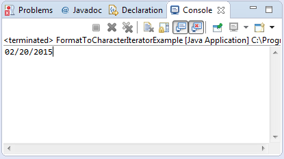 SimpleDateFormat formatToCharacterIterator(Object obj) method example