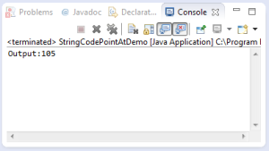 java string codePointAt method example