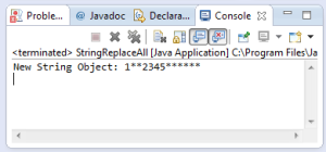 java string replaceall method example