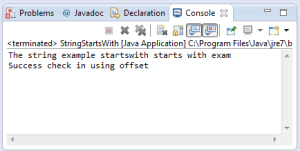 java string startswith method example