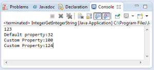 java integer getInteger(string nm, int val) method example
