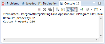 java integer getInteger(string nm) method example