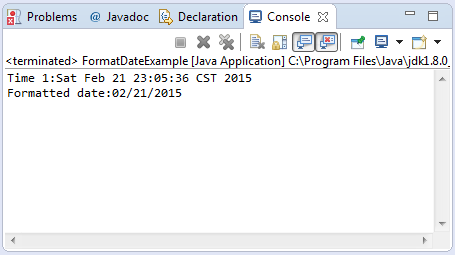 SimpleDateFormat format(Date date) method example